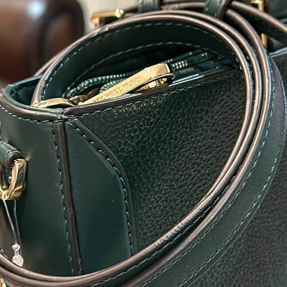 MICHAEL Michael Kors Jessie Large Tote Satchel in Racing Green, BNWT - Picture 10 of 16